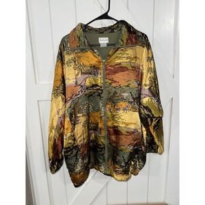 Rafael Horse & Rider Landscape Vintage Jacket Excellent Condition Medium M